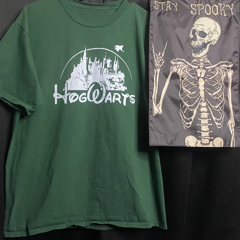 Hogwarts Castle Graphic T-Shirt Wizarding World Tee‎ Short Sleeve